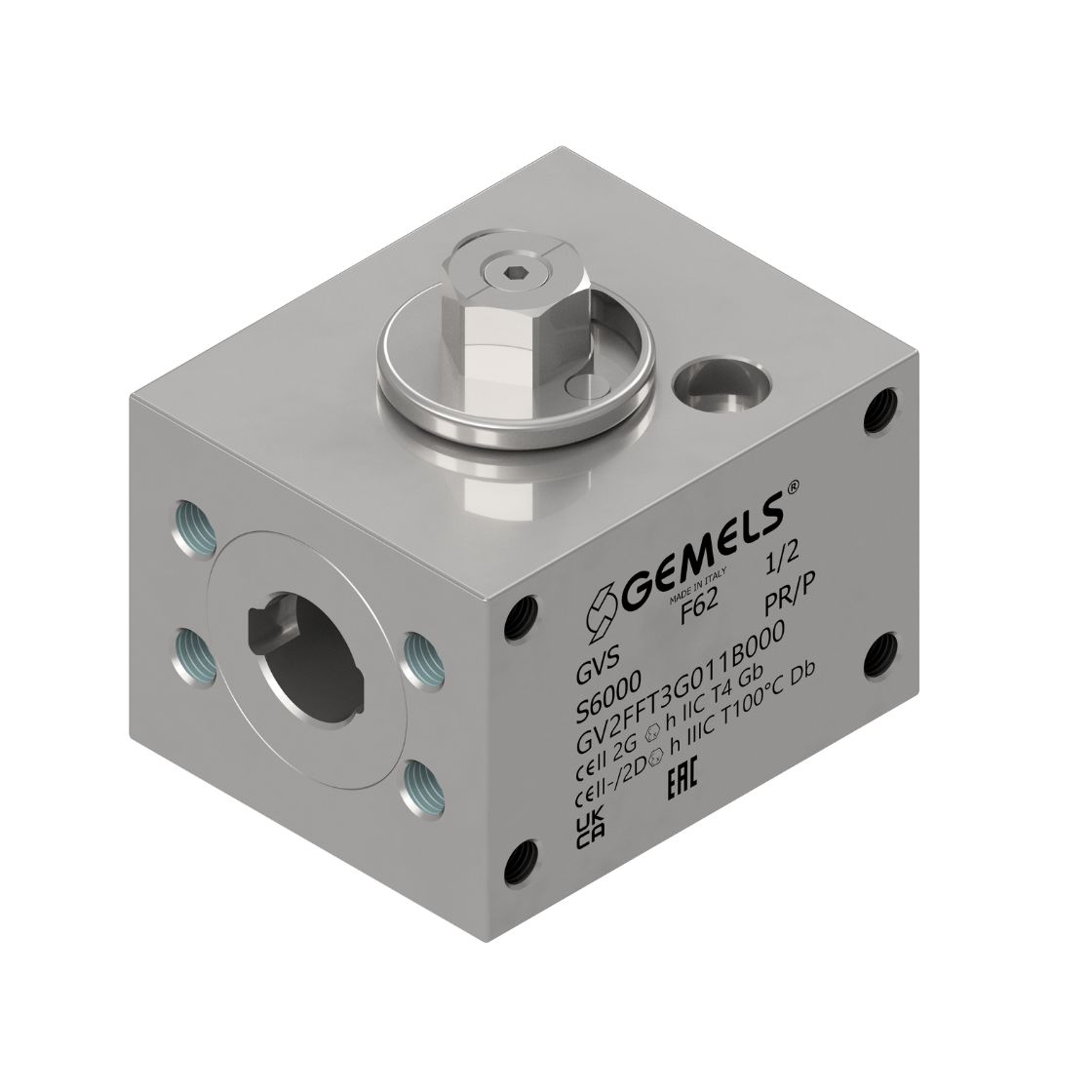 Gemels GVS ball valve for heavy equipment