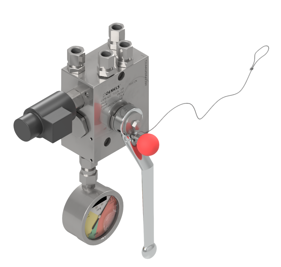 Gemels G3DB valve for marine