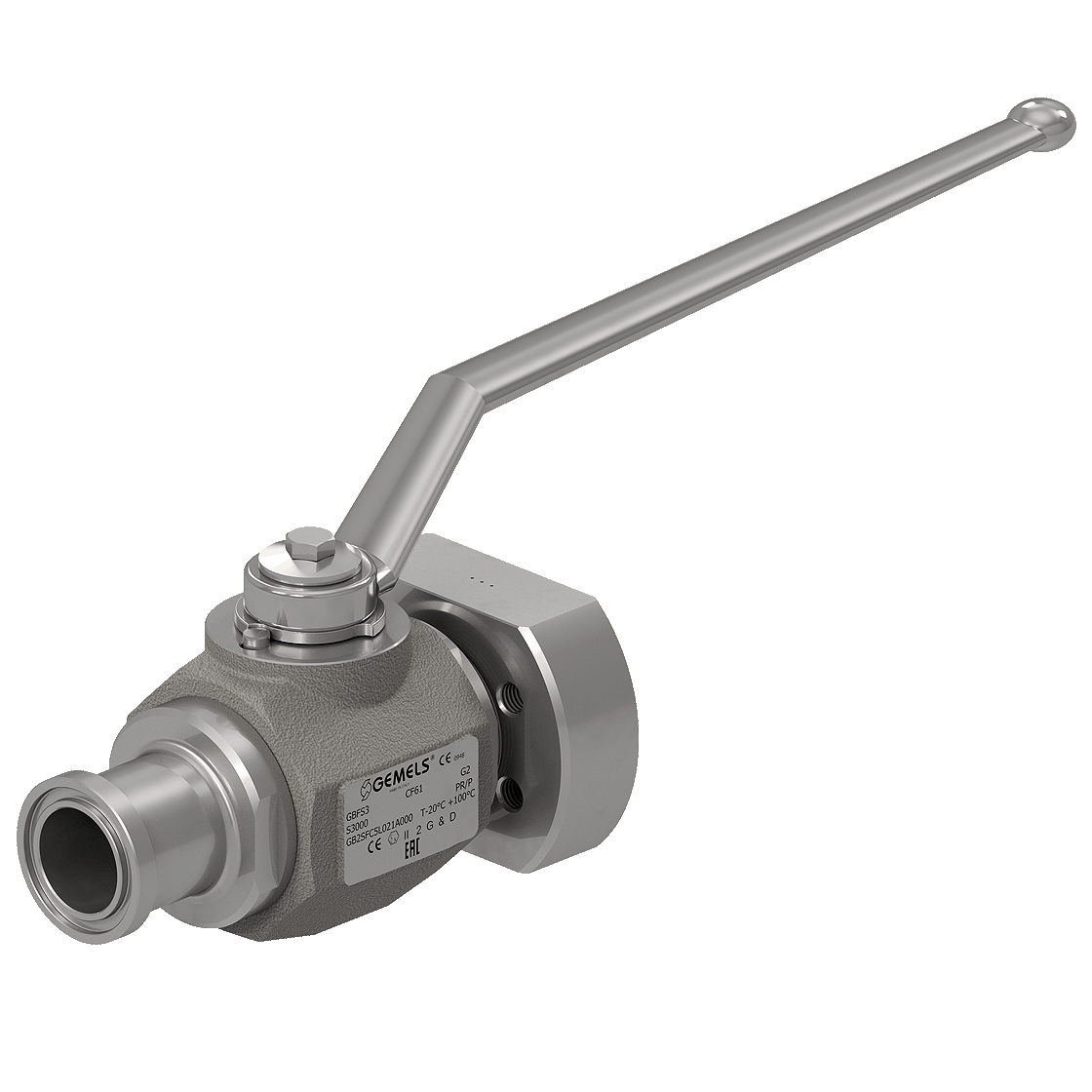 Gemels GBF-S ball valve for renewable energies