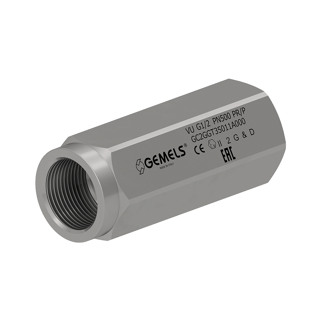 Gemels GV2 ball valve for excavators