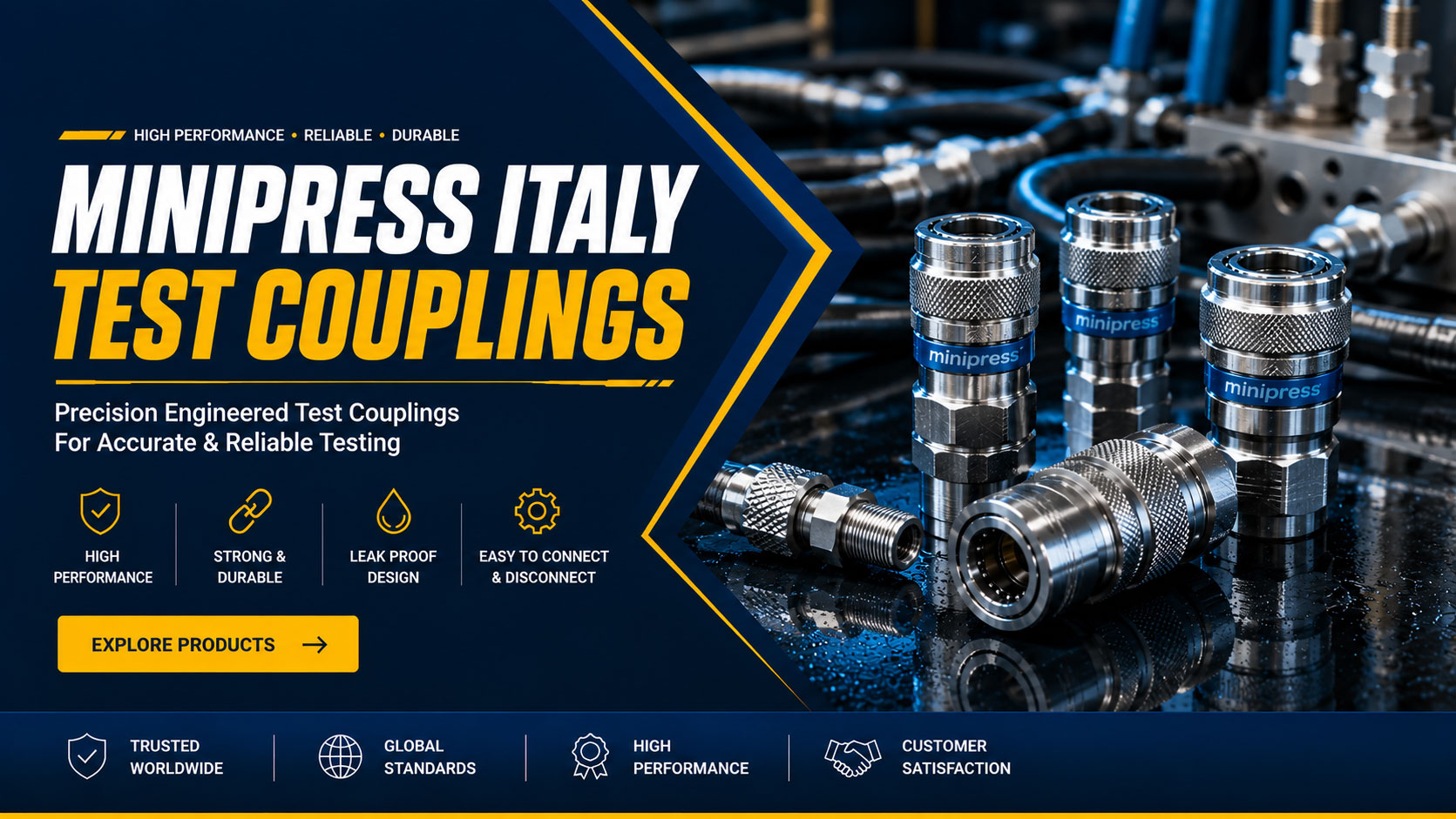 Minipress Italy Test Couplings